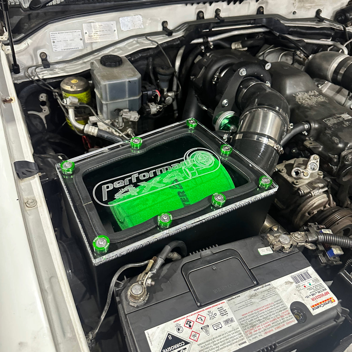 Engine Airbox Performance 4x4 - Hi-Flow Airbox Highmount – Suitable for Toyota LandC