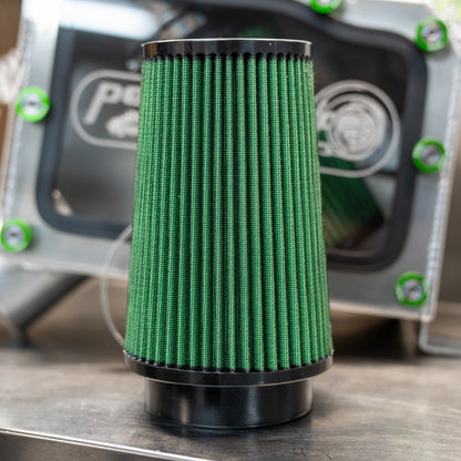 High Flow Air Filter – 4" Inlet, Washable, 4-Layer | Performance 4x4