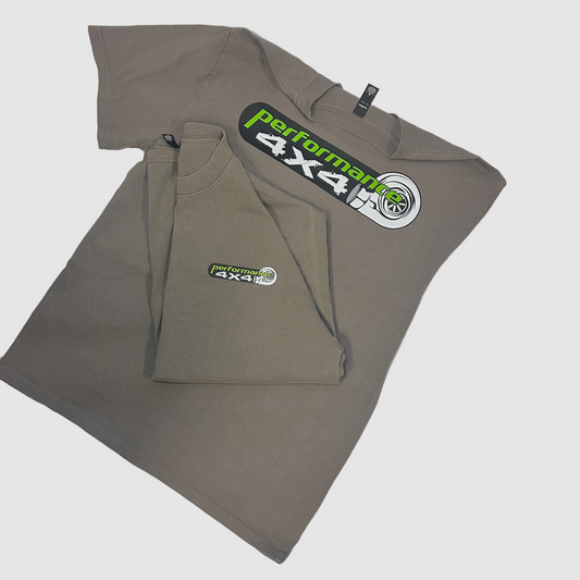 PERFORMANCE 4X4 HEAVY GREY FADED TEE